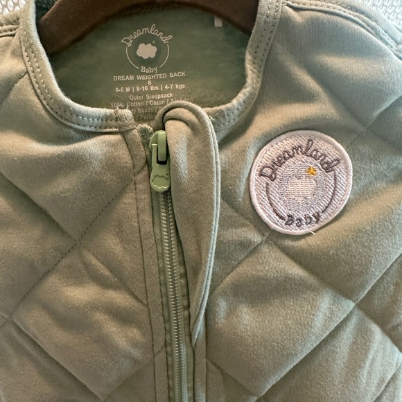 NWOT Dreamland Baby Weighted Sleep Swaddle in Sage Green - Picture 11 of 15